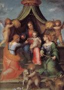 Andrea del Sarto Christ of Kisalin-s wedding oil painting reproduction
